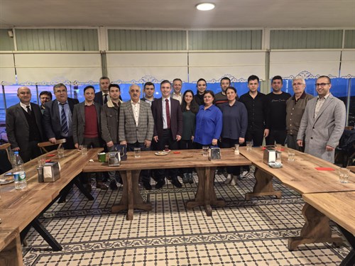 Emekliliğe Ayrılan Meteoroloji Müdürü Mehmet Emin YILMAZ'a Veda Yemeği Düzenlendi.