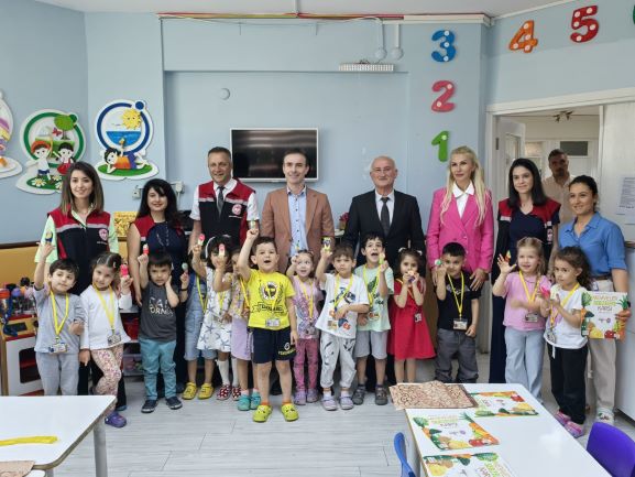Okul Öncesi Öğrencilere “Gıda İsrafı ve Doğru Tüketim” Eğitimi Verildi.
